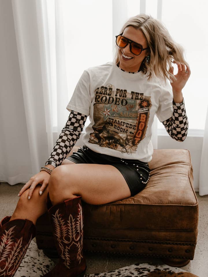 GINA AQUI PARA A TEE DE RODEIO por atacado de Summer Tees