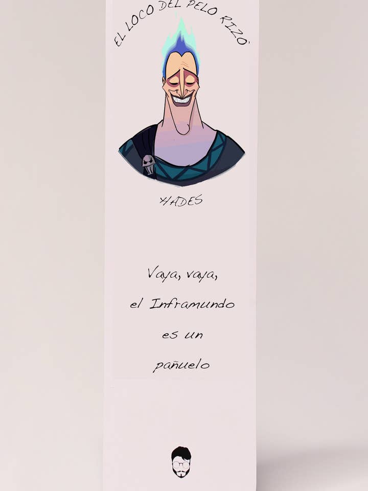 Hades bogmærke for engroshandel hos El loco del Pelo Rizo