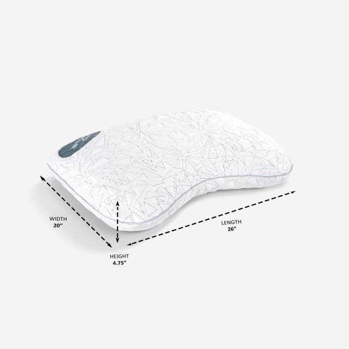 Bedgear - Wholesale Bedding Pillow - Storm Cuddle Curve Performance Pillow - Cooling - Medium13