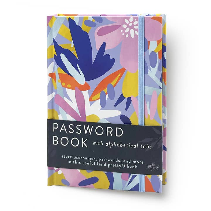 Makewells - Wholesale Journal/Diary - Password Book with Alphabetical Tabs - Pastel Florals6