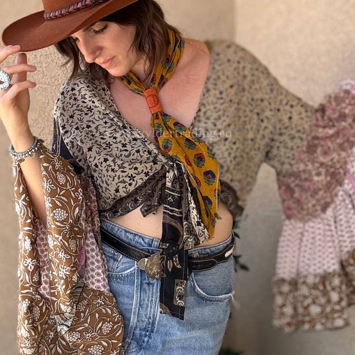 Wylder Trading Company - Wholesale Scarf Clip - Women's - Leather Bolo Scarf Slide 10+ | CUSTOM Logo or Wedding Favor13