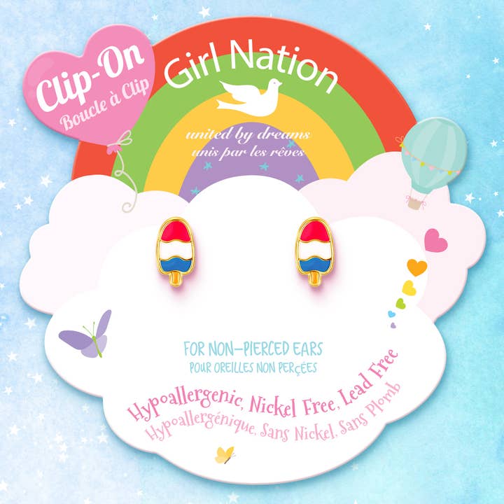 CLIP ON Cutie Earrings | Taste the Freedom
for wholesale by Girl Nation