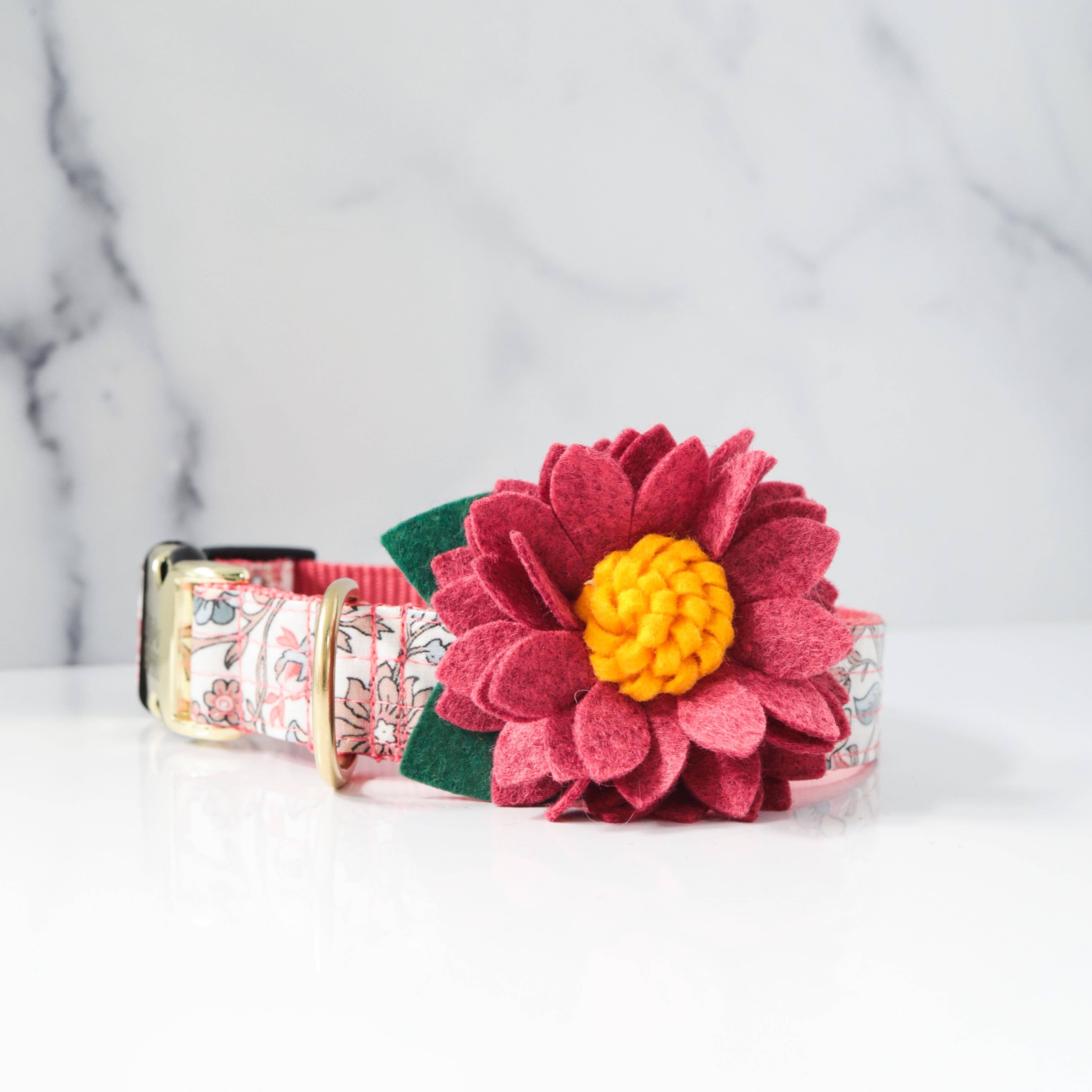 Mimi Green – Großhandel Haustierhalsband – Hund – Lotus-Hundehalsband-Blume (12 Farben!) NEUE FARBEN6