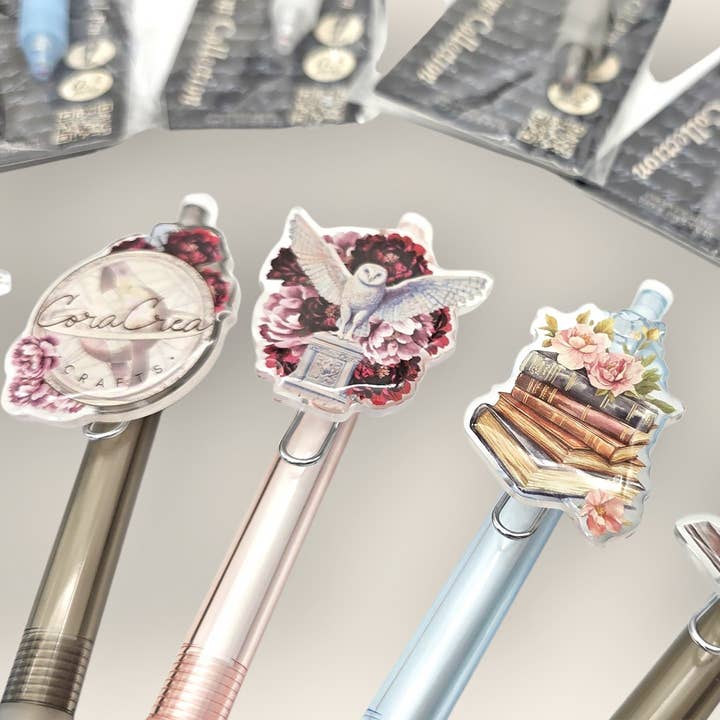 CoraCreaCrafts - Wholesale Pen - Mystic Gel Pens (New Designs!)5