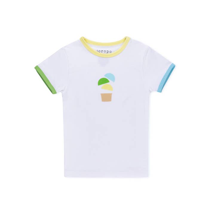 Kurzarm-T-Shirt mit Eiscreme-Motiv für den Großhandel von Joropo