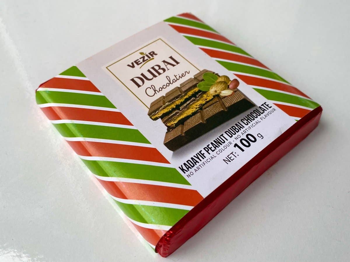 Aladdin - Wholesale Chocolate Bar - Peanut Praline Dubai Chocolate Crispy Nutty Turkish 100g5