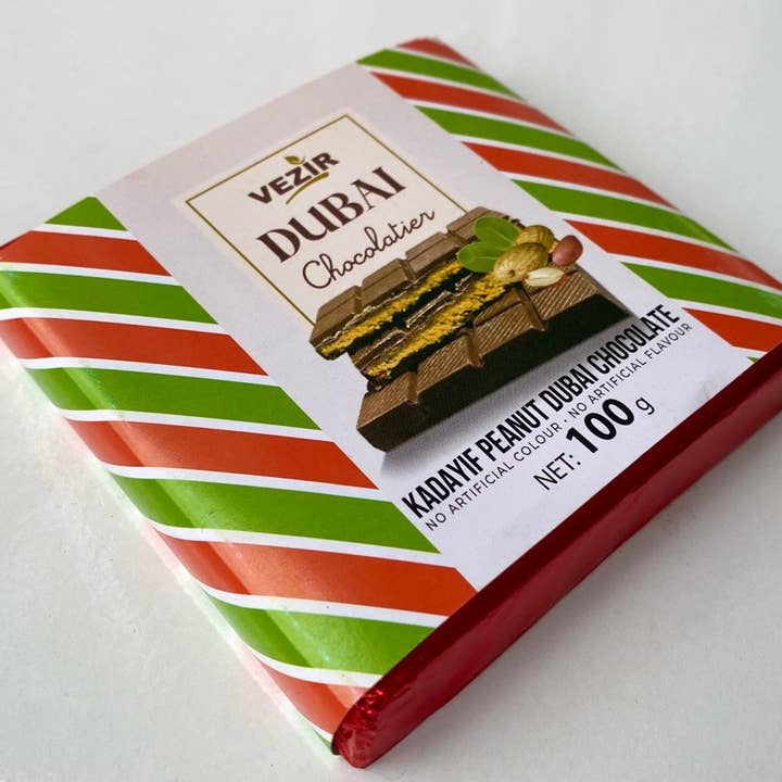 Aladdin - Wholesale Chocolate bar - Peanut Praline Dubai Chocolate Bar – Crispy & Nutty Delight5