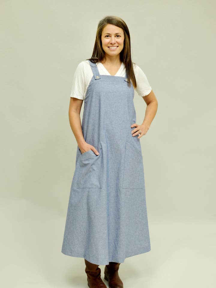 Folkwear - Wholesale Dress - Women's - Basics Pinafore Dress - Sewing Pattern