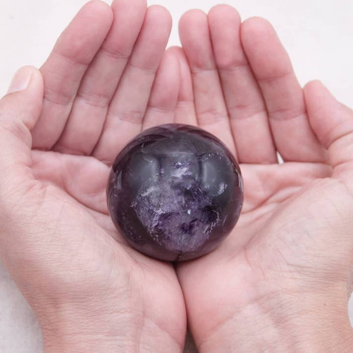 Tiny Rituals - Wholesale Spiritual Stone/Crystal - Rare Rainbow Fluorite Spheres - AAA Premium Quality26