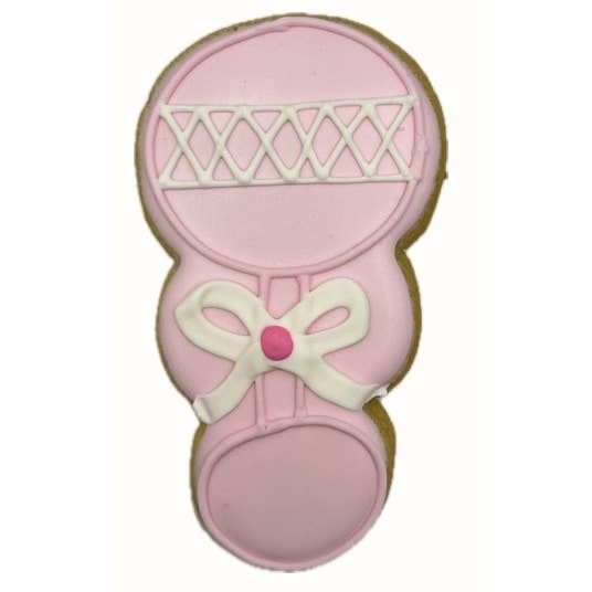 Pink Rattle for wholesale by The Frosted Baker