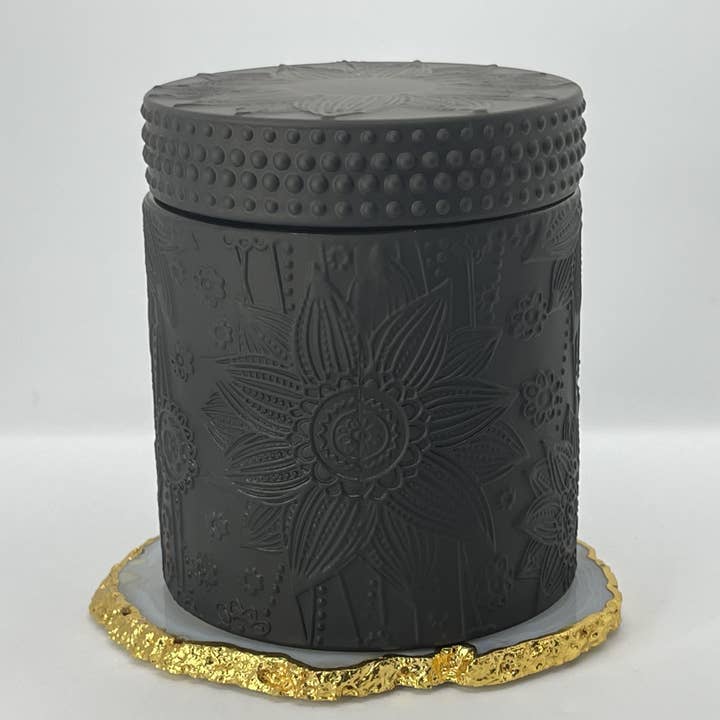 Luxury Vessel (Black) for wholesale by Ivy Angel Candle Co