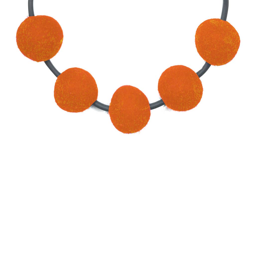 Frank Ideas – wholesale Bib necklace – FELT, bold color, fashion statement necklace CHUNKY 51