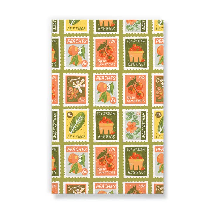 Garden Stamps Classic Layflat Notebook for wholesale by Denik