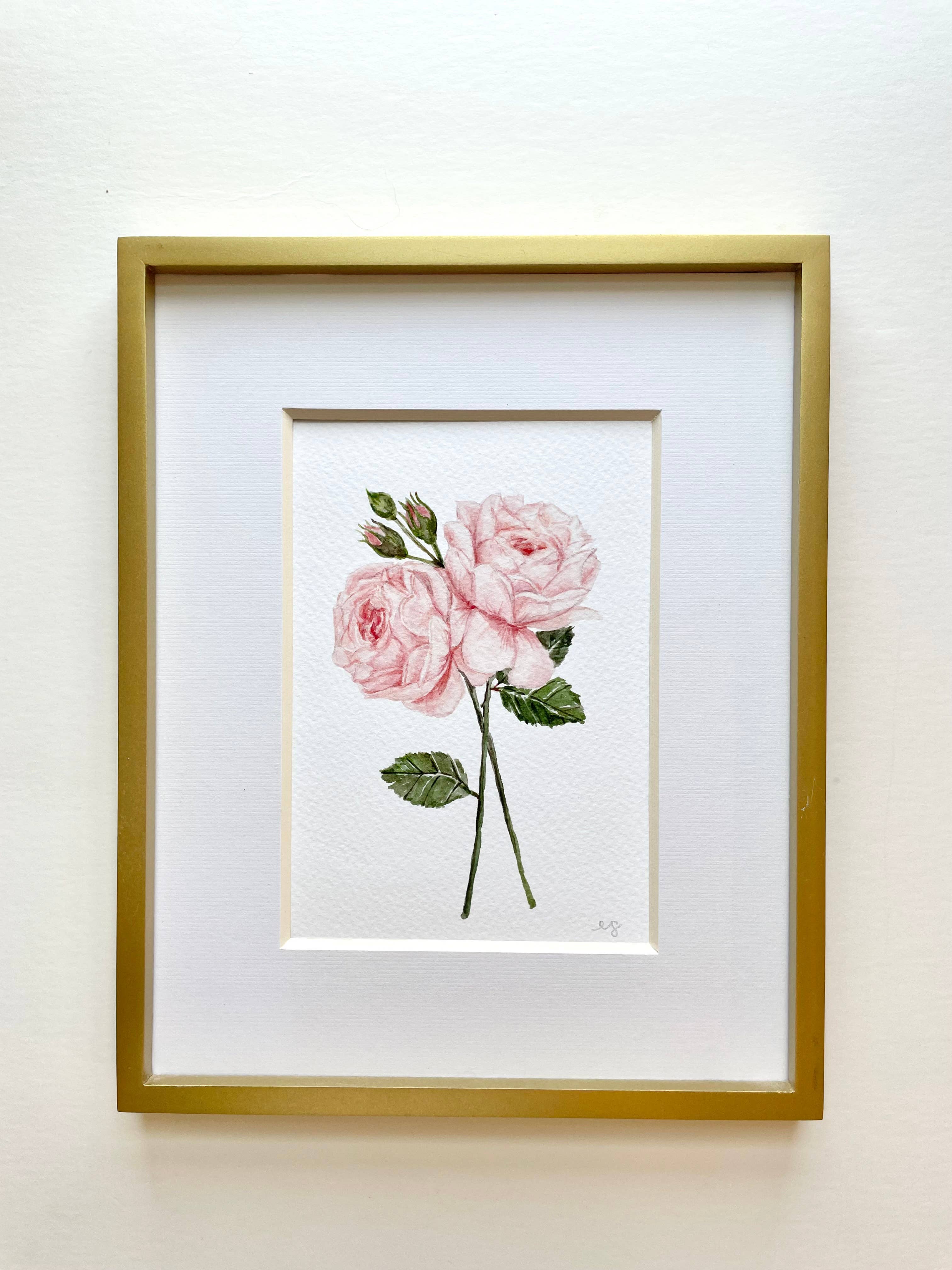 Ellen Schaefer Art - Wholesale Art Print - Rose, June Birth Flower Fine Art Print1