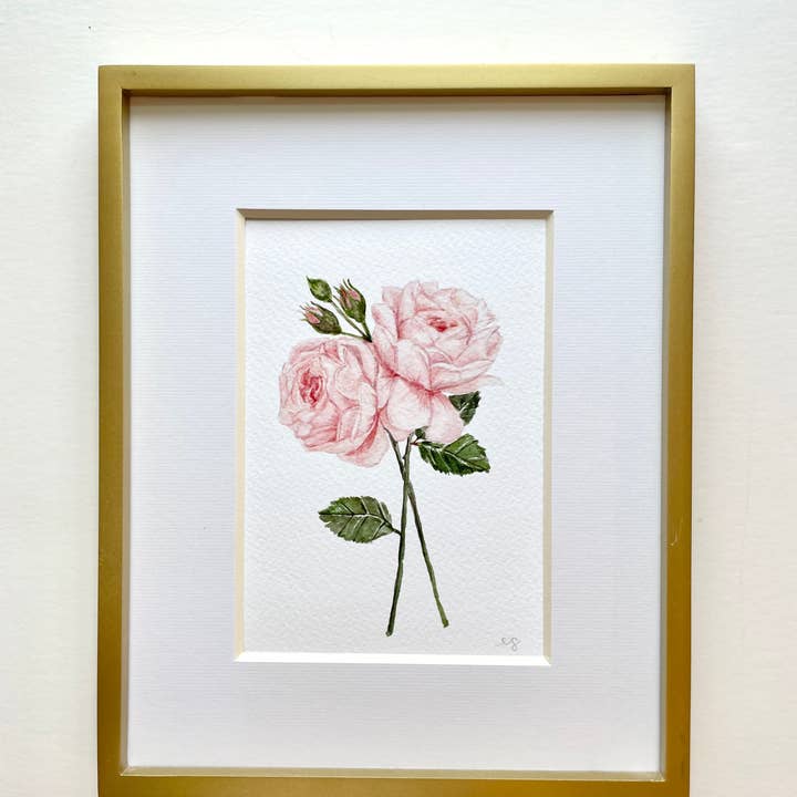Ellen Schaefer Art - Wholesale Art Print - Rose, June Birth Flower Fine Art Print1