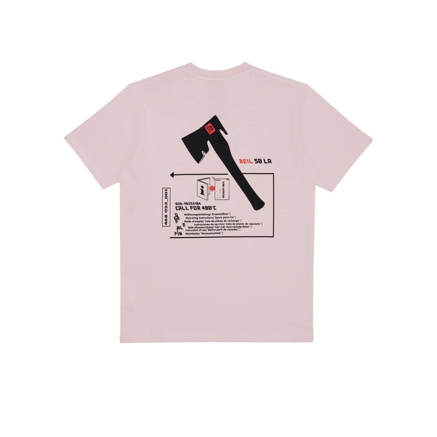 RICHERT & BEIL - Wholesale Screen Printed T-Shirt - Unisex - hatchet shirt limited edition1