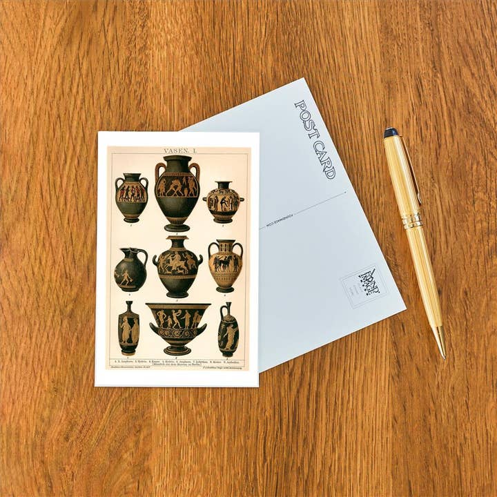 Found Image Press – Engroshandel Postkort – Postkort DA-551 Græske Vaser
