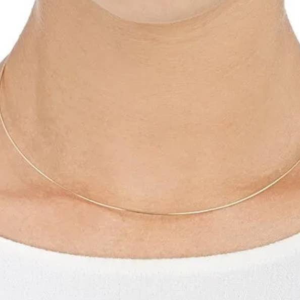 HoopLa - Wholesale Choker/Collar - Neck Wire Minimalist- Choker - Stainless Steel 14K Gold 5
