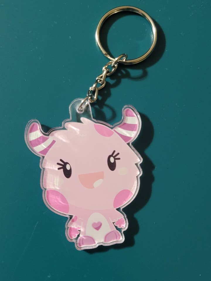 Monster Keychains for wholesale by Dorkish Designs