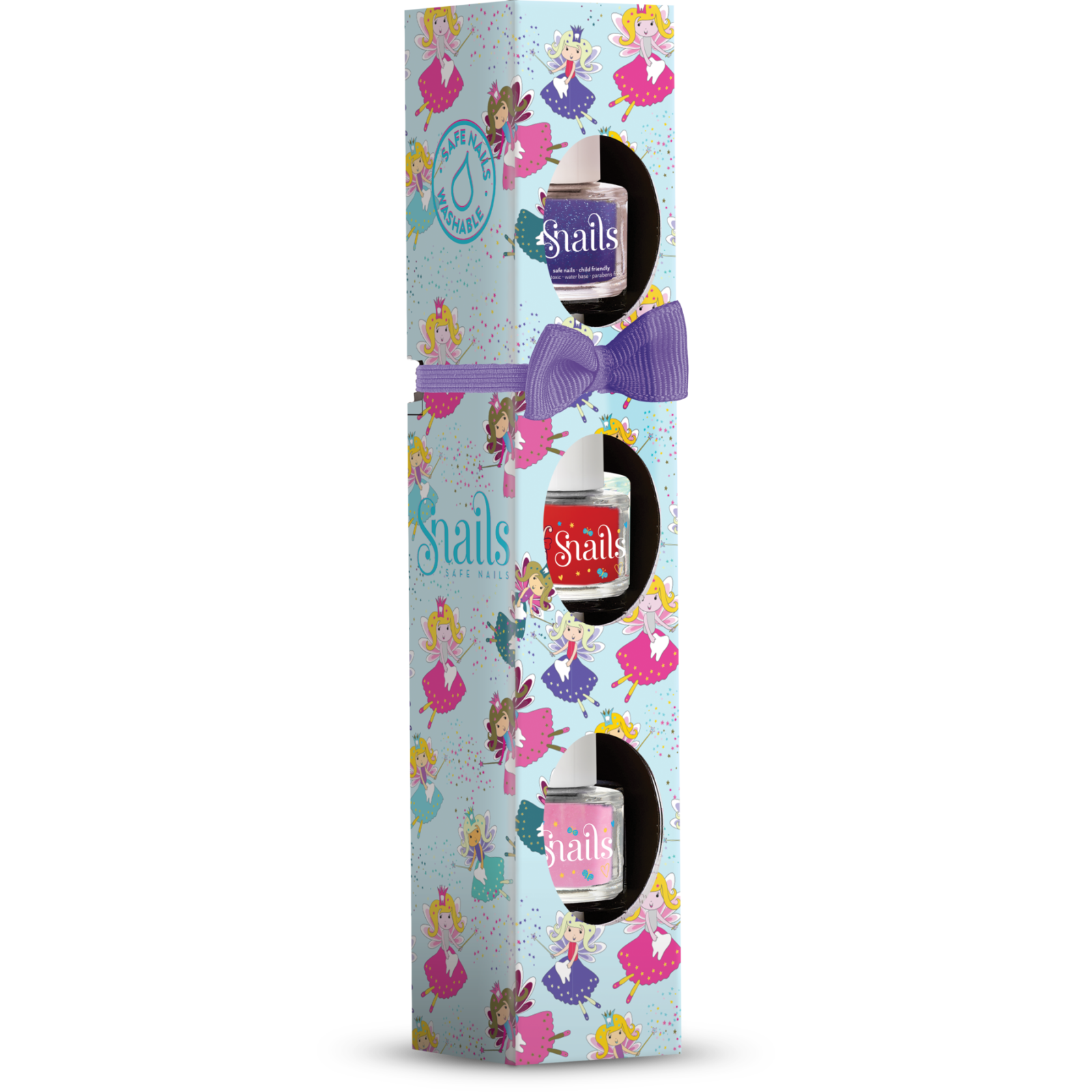 Challenge and Fun, Inc. - Wholesale Nail Polish - Kids - Snails Washable Nail Polish Gift Pack (3x 7oz bottles)1