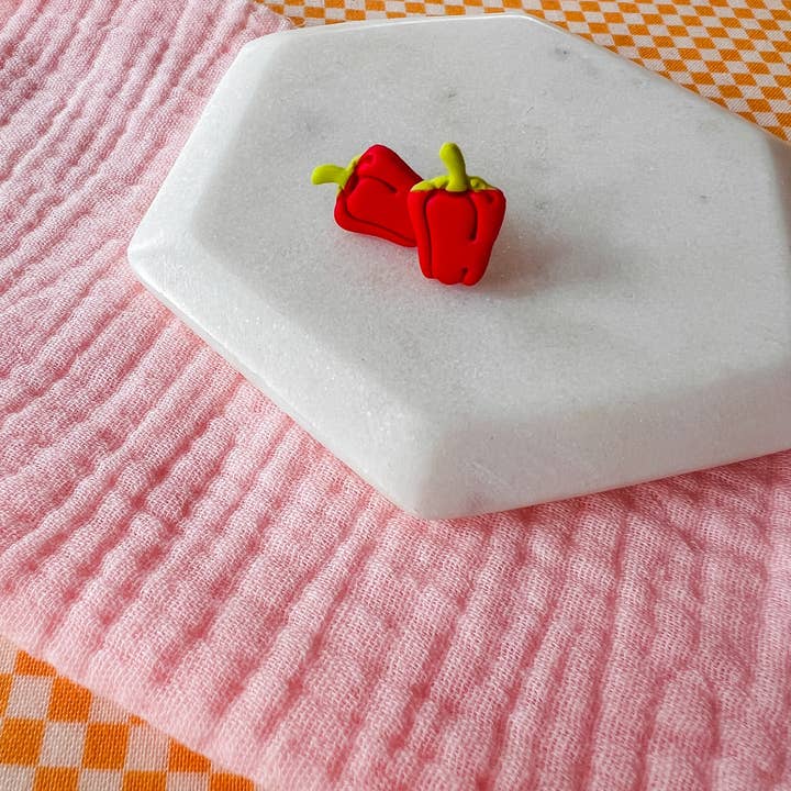 Larry’s Waffle Shop - Wholesale Stud/Post Earrings - Veggie Studs | Clay Earrings