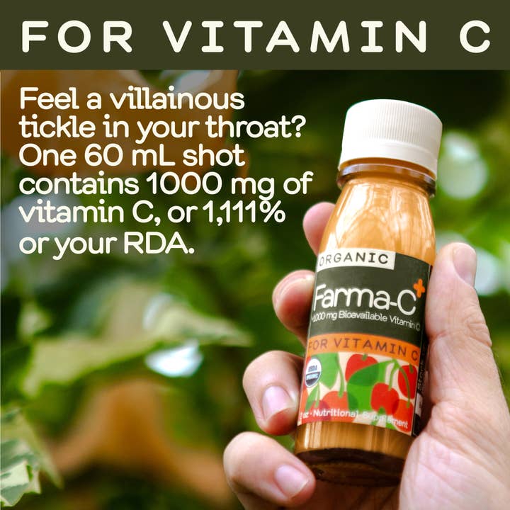 Greenhouse - Wholesale Wellness Juice/Tonic - Greenhouse Farma-C + Wellness Shot for Vitamin C1