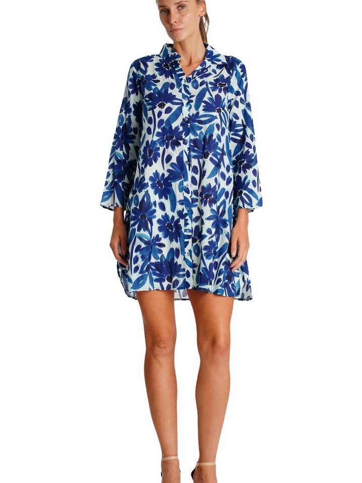 Shirt Dress Swim Cover Up for wholesale by La Moda Clothing