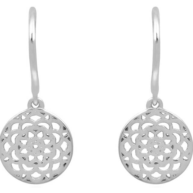 Orecchini a Cerchio in argento Talisman per la vendita all'ingrosso da parte di POMEGRANATE