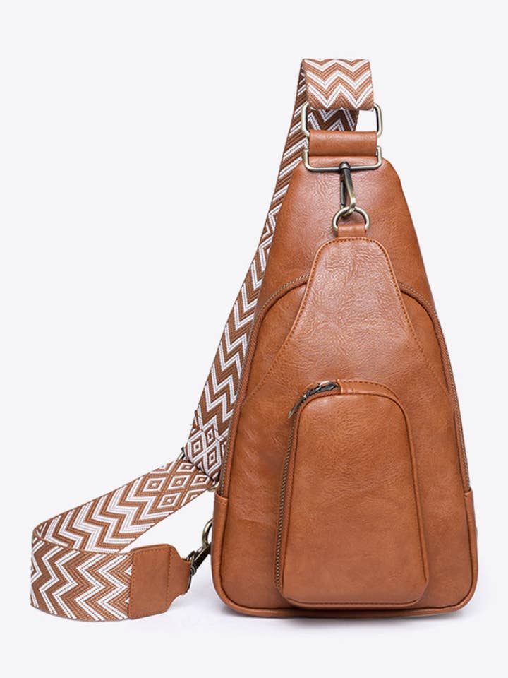 Faux Leather Sling Bag #2 for wholesale by Lecatta Fashion