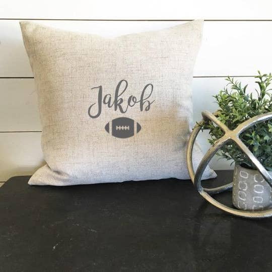 Taie d'oreiller avec nom personnalisé pour la vente par Design District Co