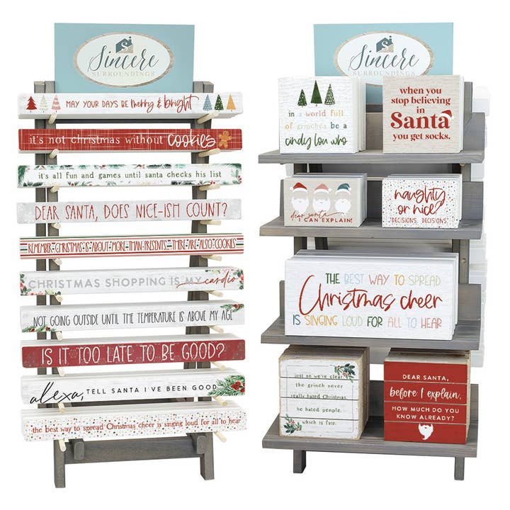 Sincere Surroundings - Wholesale Sign - Humor Christmas Countertop Bundle 2023 - Bundles
