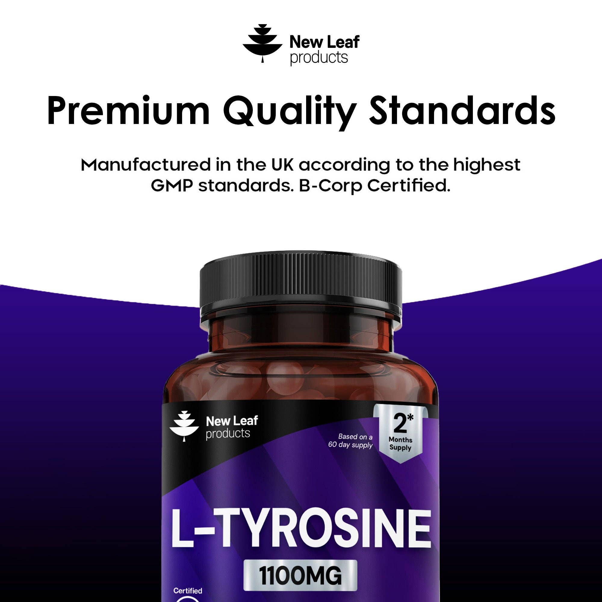New Leaf products Ltd – wholesale Oral supplement/vitamin – L-Tyrosine Capsules4