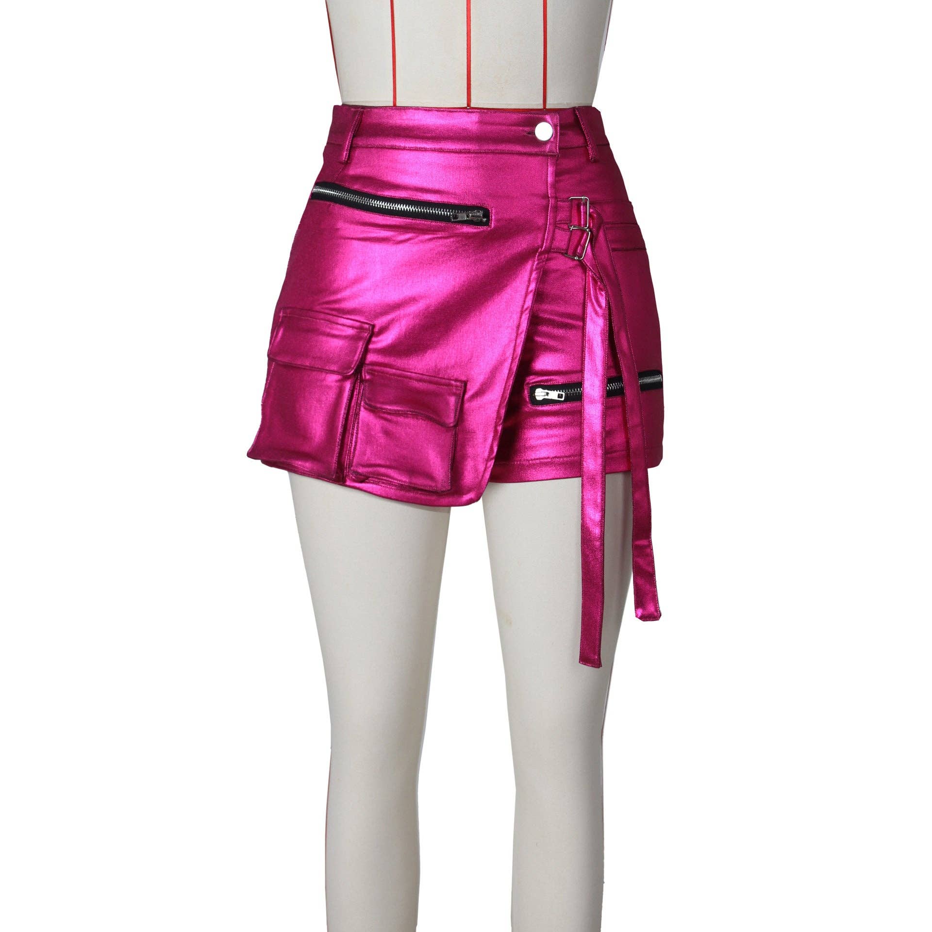 MB Fashion Wholesale - Wholesale Skirt - Women's - MB FASHION MINI SKIRT WRAP SHORT WITH STRETCH 0659LY5