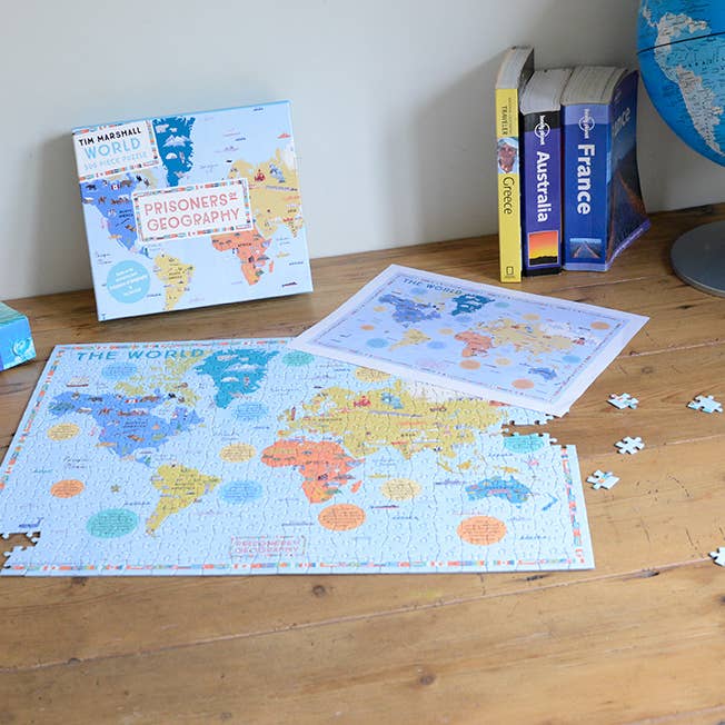All Jigsaw Puzzles – wholesale Puzzle – Adult – Prisoners of Geography World Map 500 Piece Jigsaw Puzzle