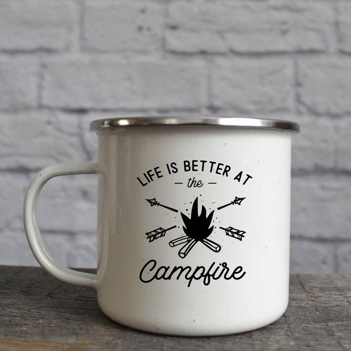 Katie & Company - Wholesale Insulated Mug/Tumbler - Life Is Better at the Campfire Mug Tumbler