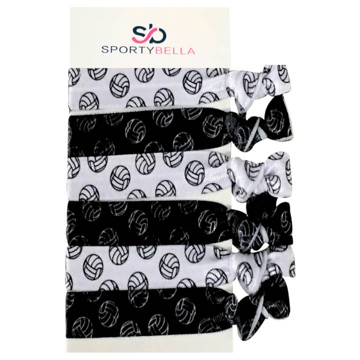 Girls Volleyball Hair Ties -Pick Colors for wholesale by Sportybella