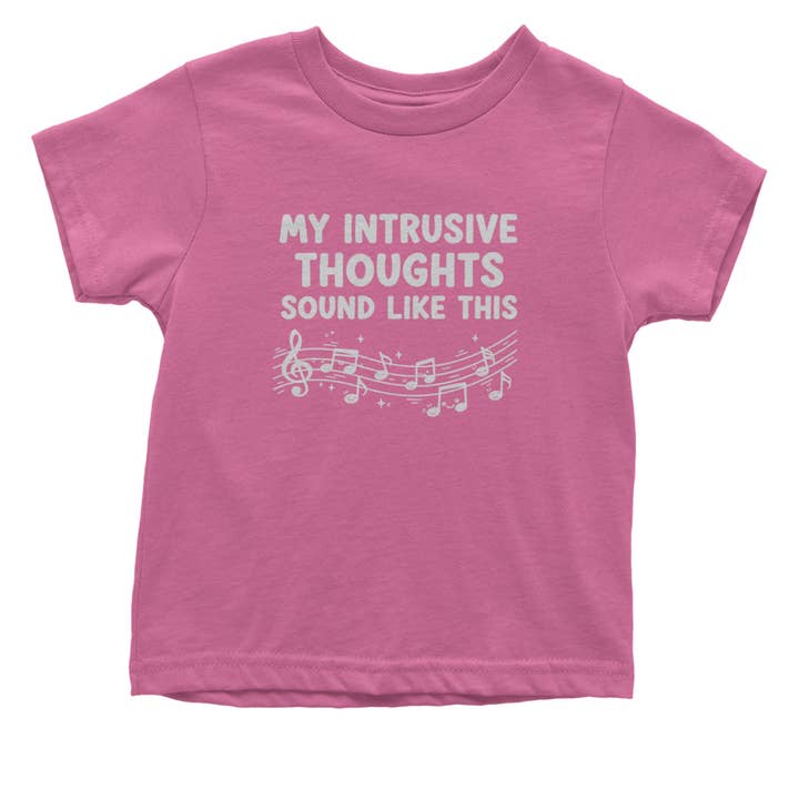 Expression Tees - Wholesale Bodysuit (Non-Footed) - Baby - My Intrusive Thoughts Sound Like Music Infant One-Piece Romper Bodysuit Or Toddler T-shirt12