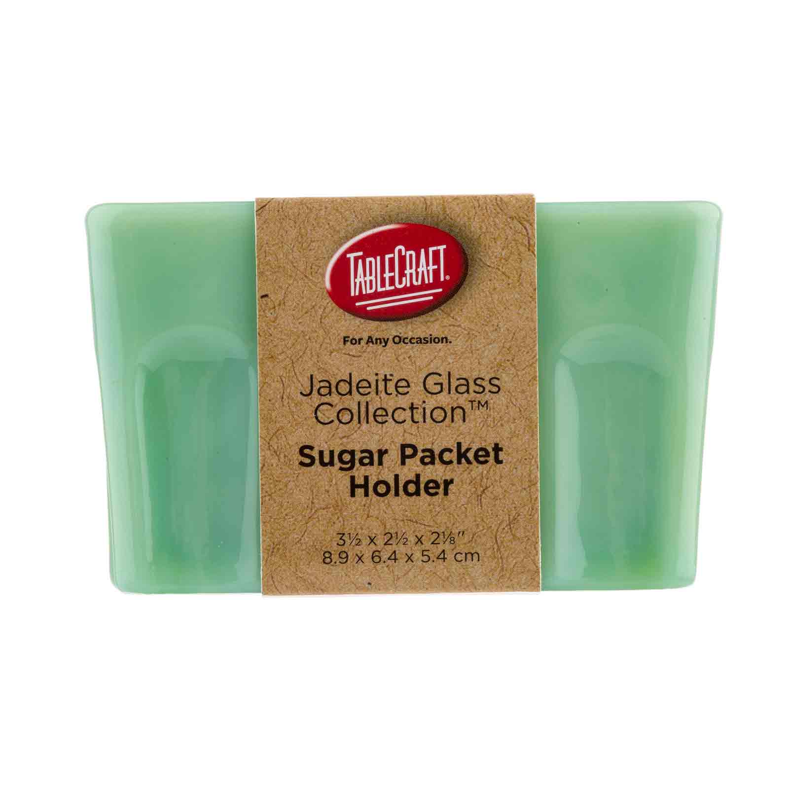TableCraft Products Company - Wholesale Kitchen Tool/Gadget - Jadeite Glass Collection Sugar Packet Holder3