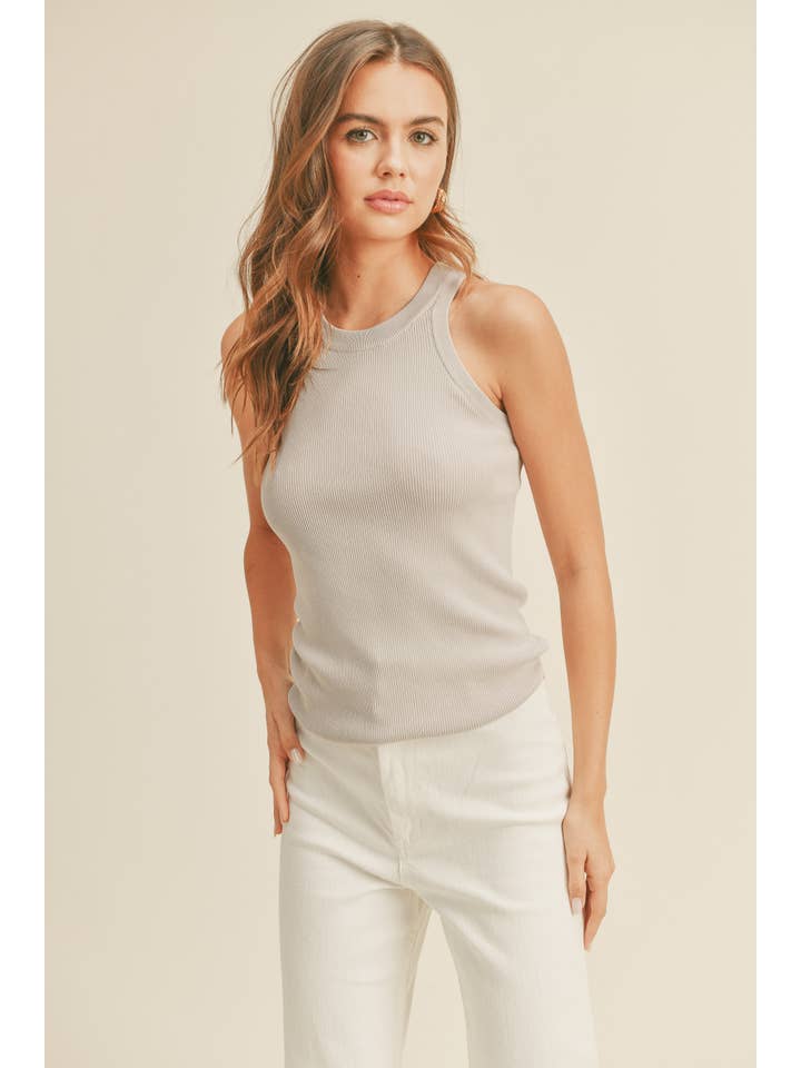 MIOU MUSE - Wholesale Tank Top - Women's - MMT1242 CLASSIC RIBBED TANK TOP24