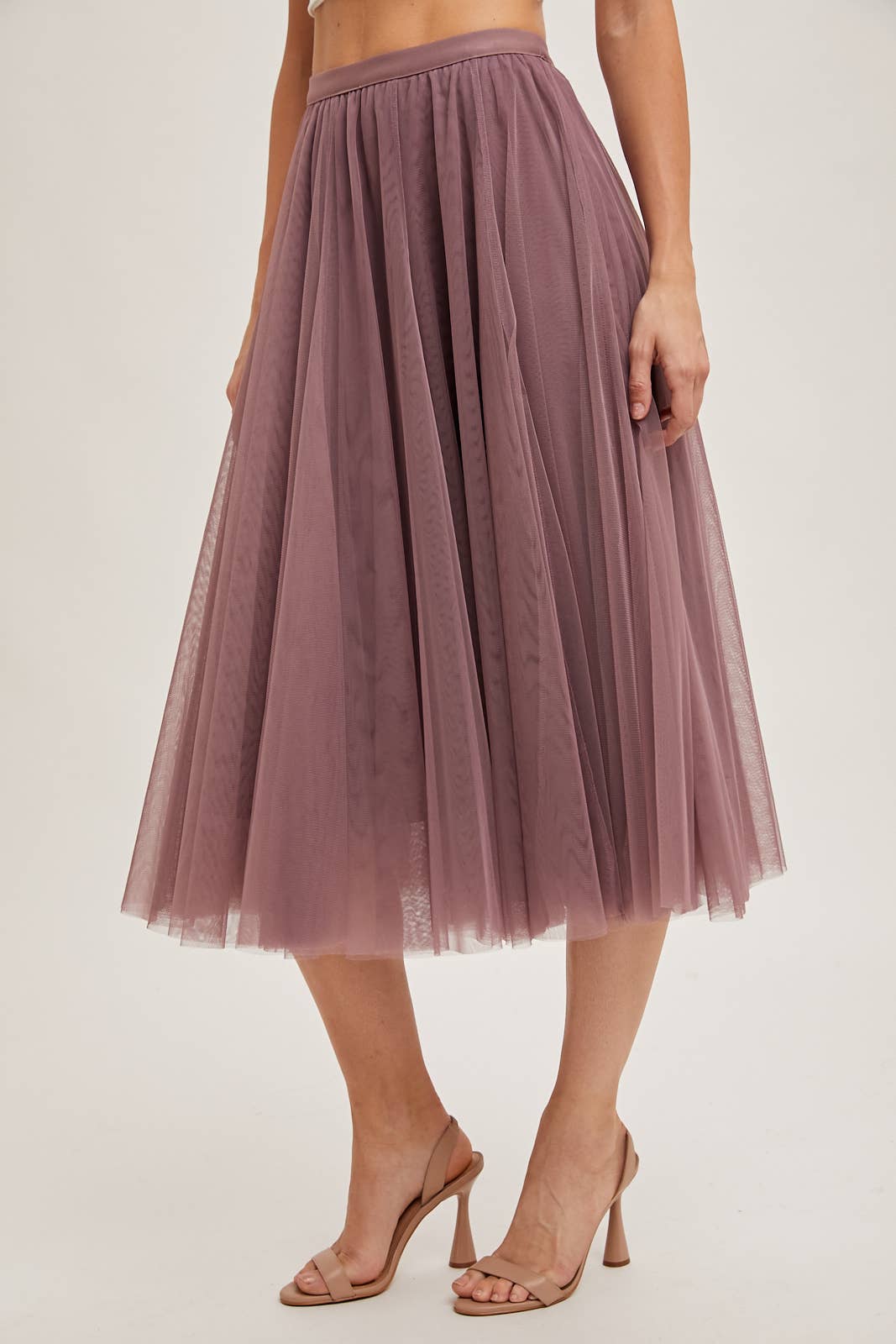Bluivy - Wholesale Skirt - Women's - TULLE MIDI SKIRT44