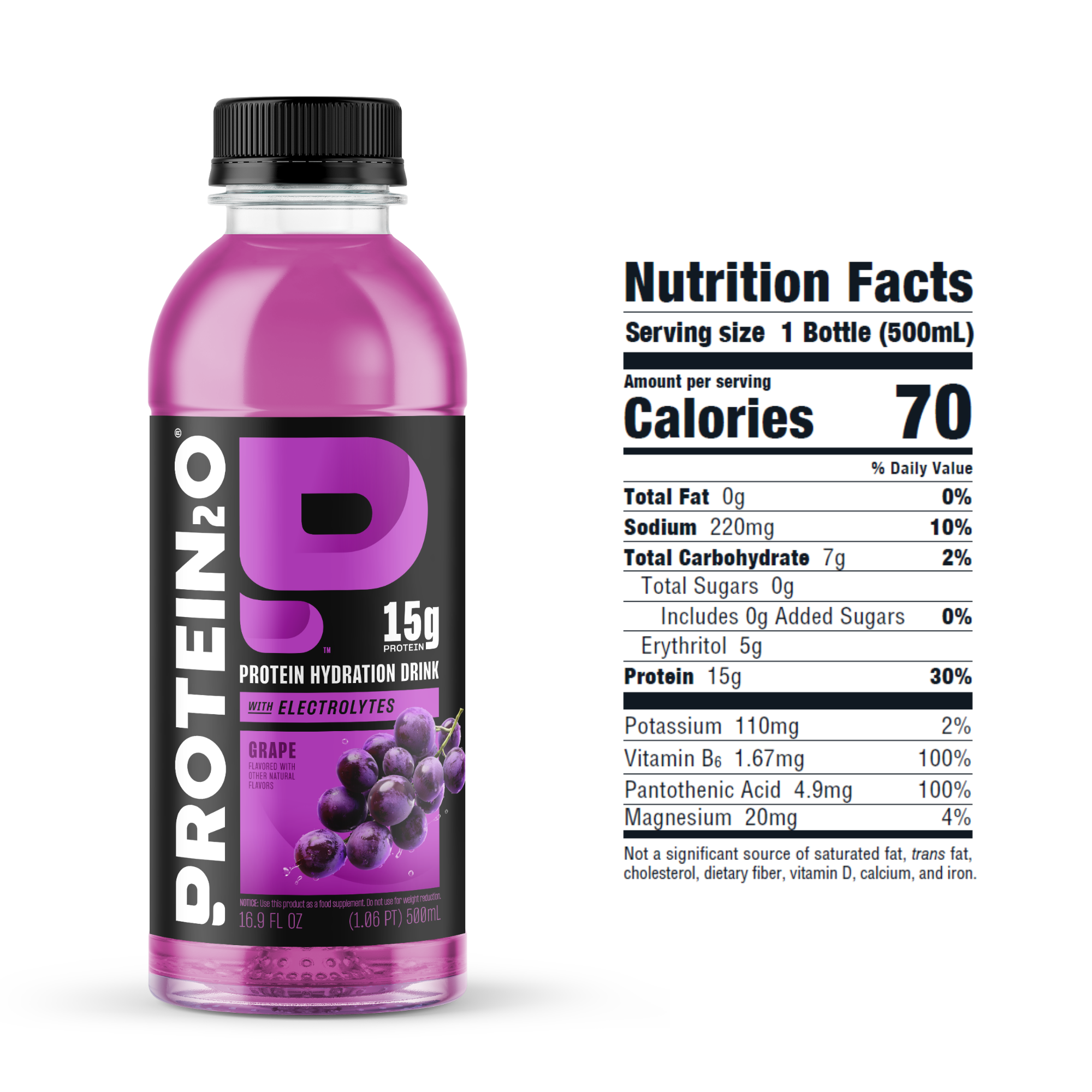 Protein2o - Wholesale Protein/Superfood Powder - Protein2o Grape2