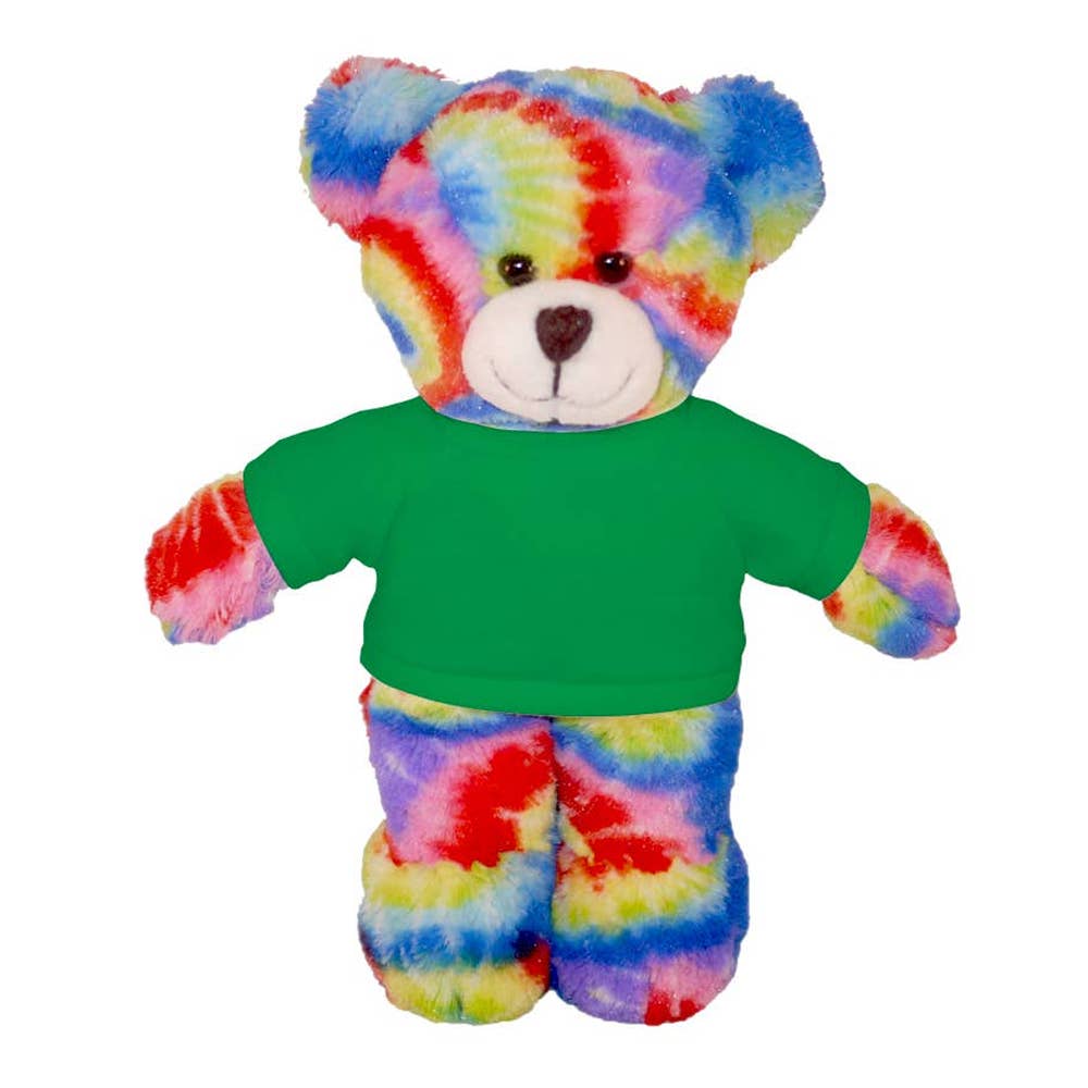 Plushland - Wholesale Stuffed/Plush Toy - Kids & Baby - 8″ Tie-Dye Custom Bear | Personalized Bear Stuffed Animal11