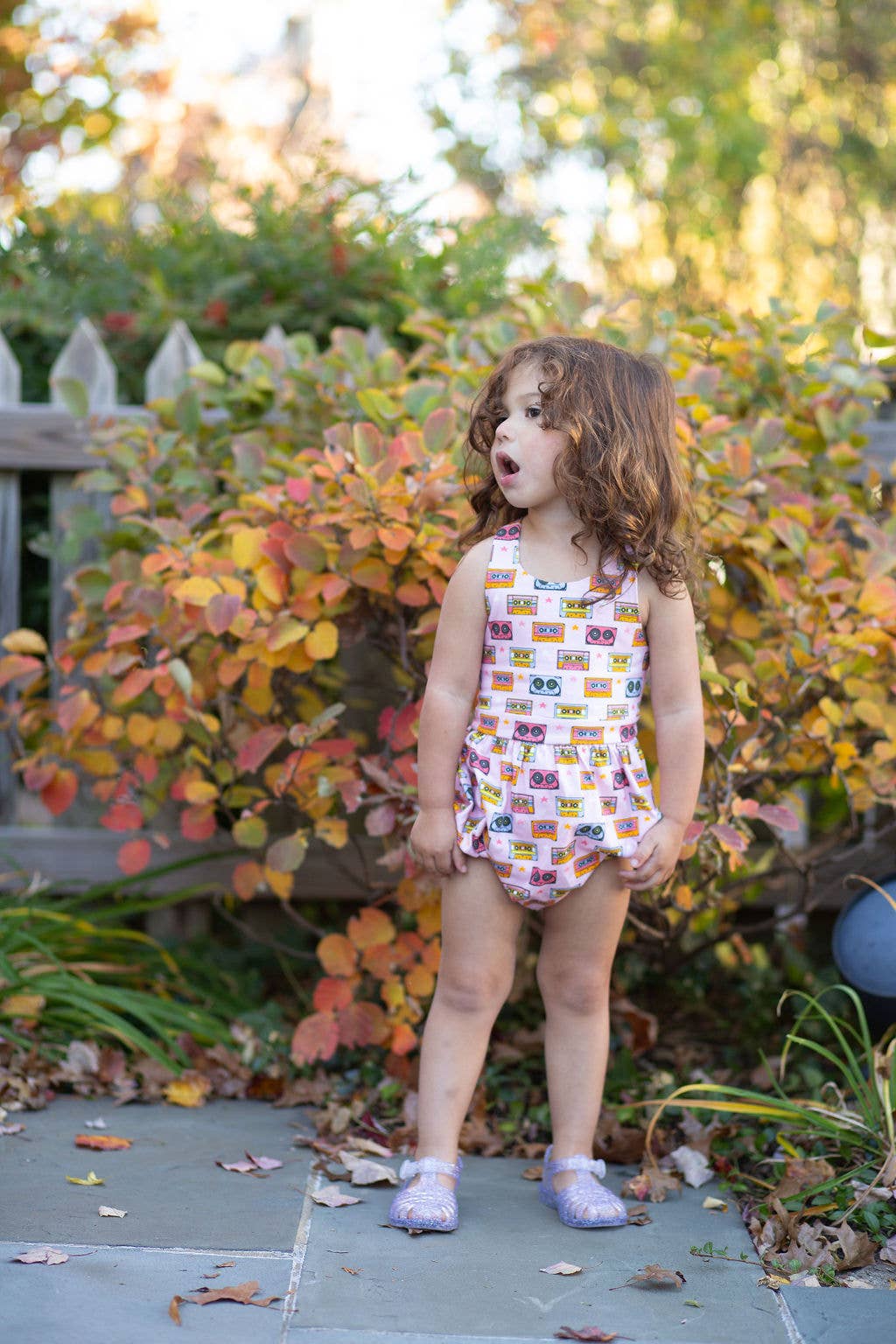 Worthy Threads - Wholesale Bodysuit (Non-Footed) - Baby - Baby Bubble Romper in Cassettes/Stars Print- Summer Jumper3