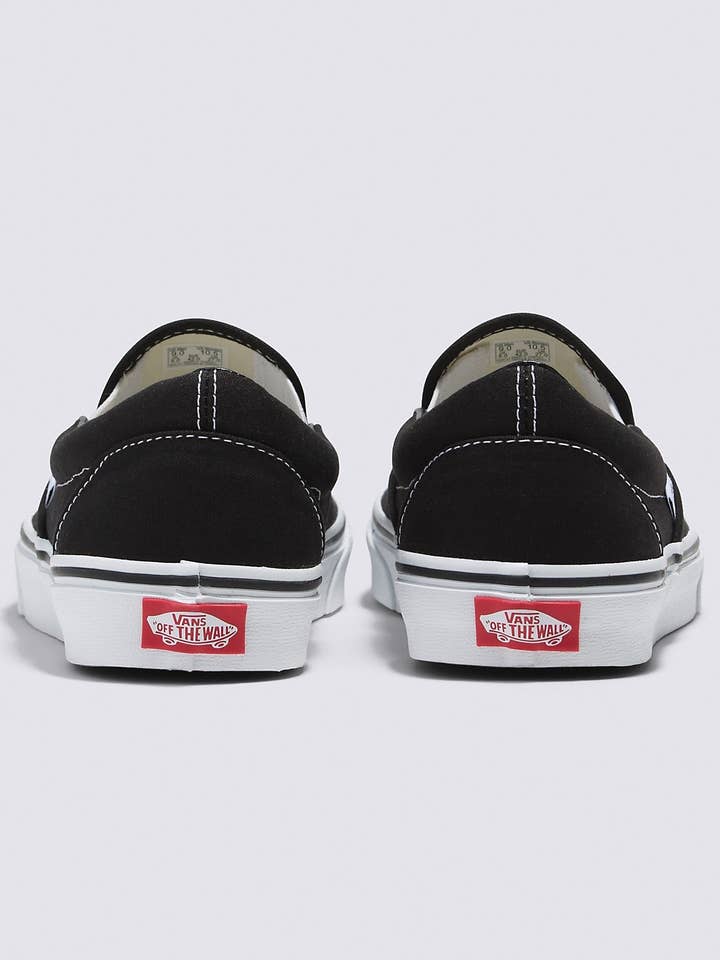 Rat City Sk8 Shop - Wholesale Slip On Sneakers - Men's - Vans Classic Slip-on Black Shoe4