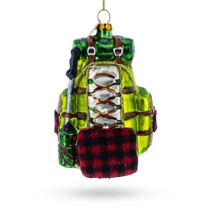 BestPysanky - Wholesale Ornament - Globetrotter's Travel Backpack Glass Ornament