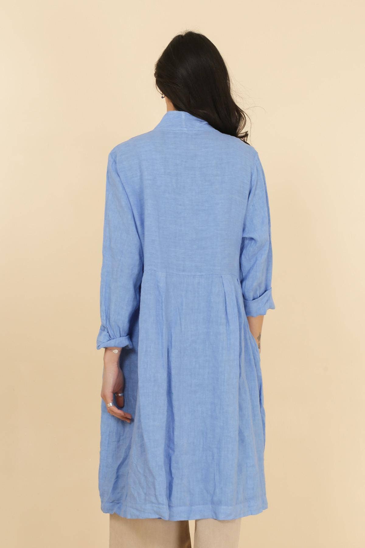 la maison des fibres naturelles - Wholesale Jacket - Women's - 62411 100% linen jacket made in Italy7