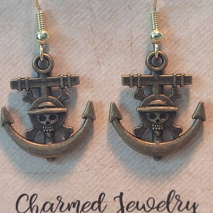 Con-Quest Crafts - Wholesale Jewelry Set - Shounen Anime Inspired Earrings, Necklaces & Zipper Pulls 8