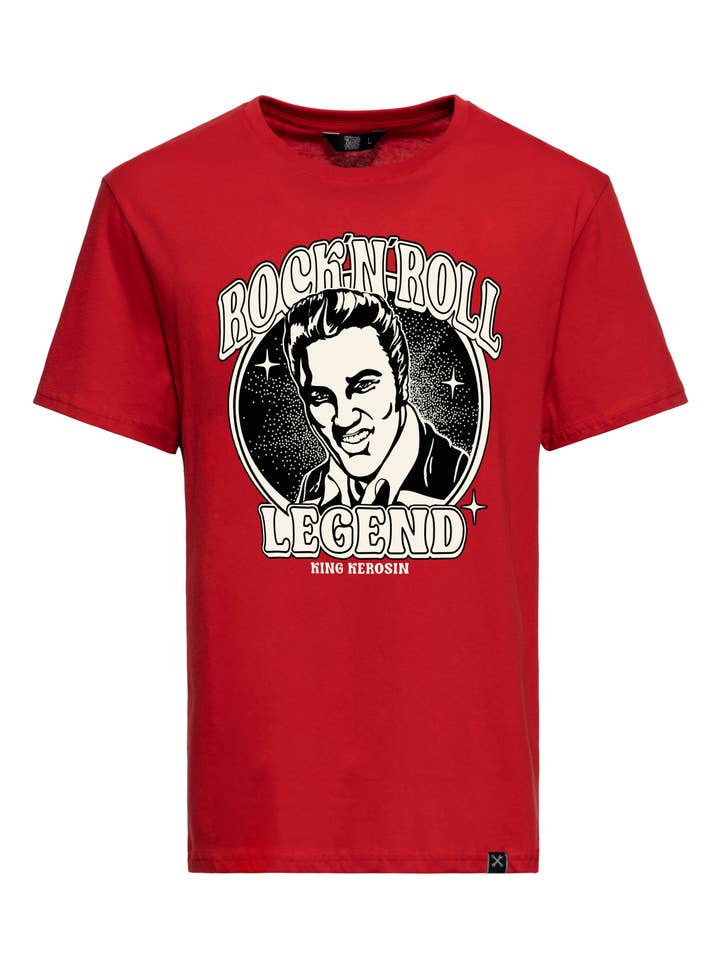 KING KEROSIN - Wholesale Screen Printed T-Shirt - Unisex - Rock 'n' Roll Legend Tee5