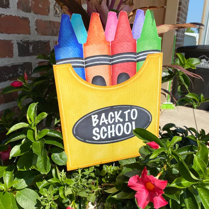 Lovely Reese - Wholesale Outdoor Sign - Crayons