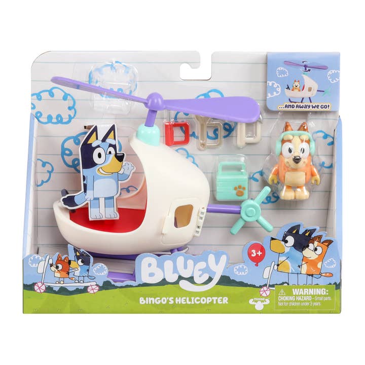 Toysmith - Wholesale Toy Set - Kids - Moose Toys Bluey Vehicle & Figure